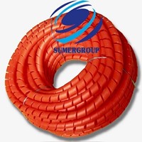 20MM MAKİNA HORTUMU SARMA KORUMA SPİRAL KIRMIZI 50M SUMERGROUP resmi